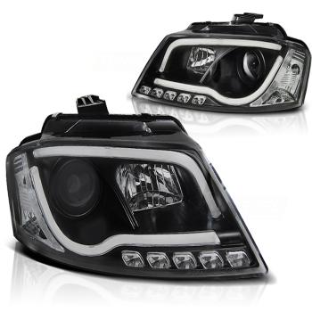 Scheinwerfer DRL LED Tagfahrlicht für Audi A3 8P 8PA Bj. 08-12 Schwarz LTI